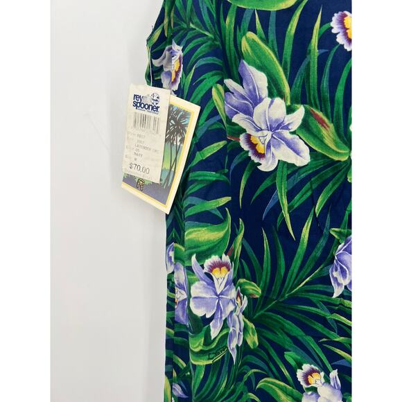 NWT VINTAGE REYN SPOONER | M | Short Mini Dress Hawaiian Aloha Women - Picture 5 of 6